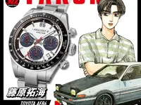 『頭文字D』30周年記念、「ハチロク」など愛車モチーフの腕時計4種発売へ…サブダイヤルを車載メーターで再現 画像