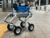 東京駅で四足歩行ロボットが巡回点検---ロボットの特性を活かす 画像