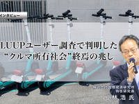 LUUPユーザー調査で判明した“クルマ所有社会”終焉の兆し…国際経済研究所 特任研究員 小林浩 氏［インタビュー］ 画像