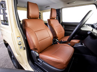 コスパ重視で気軽にカスタム、ビヨンドジャパンから『ジムニー』専用シートカバー「フロントシート専用セット」が登場 画像