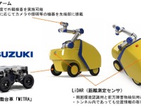 スズキ・パナソニック・JR東海、設備自動検査ロボット「Minervα」共同開発…リニア中央新幹線の点検業務効率化へ 画像
