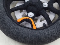 なぜ実物大で再現した!?『トリシティ300』のタイヤを手芸作品に、ヤマハ公式コンテンツ第16弾を発表 画像