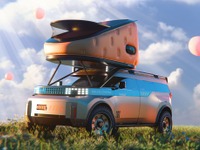 フィアット『ドルチェ・キャンパー』発表、ゆりかごのようなテントがポップアップ…サンパウロモーターショー2025 画像