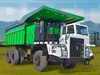 自動運転EV鉱山トラック「9M145E」発表、手動運転を上回る運用効率を実現…中国Breton 画像