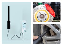 タイヤ脱着不要でブレーキパッド残量診断、専用カメラで見える化…アドヴィックスらが新サービス開発 画像