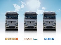 メルセデスベンツの燃料電池トラック、第2次実証実験に5社が参加…量産化に向け前進 画像