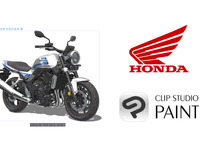 ホンダ『CB1000F』3Dモデルを無料配布、CLIP STUDIO ASSETSでリアルに再現 画像