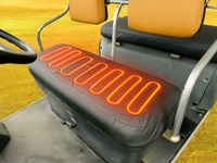 ゴルフカート向け、後付けシートヒーター「コタツ」とクーラー開発…三笠製作所 画像