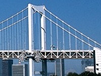 東京オリンピック招致　レインボーブリッジで最後の応援 画像