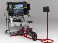 ホンダ、自転車シミュレーター発売…増加する死亡事故対策 画像