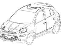 これが日産 マーチ 新型!?…確定ドローイング流出 画像