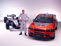 ハッキネン、三菱『ランエボ』でラリーに挑戦 画像