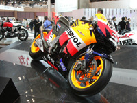 【東京モーターショー09】ホンダ、ワークスマシンを間近で観察できる 画像