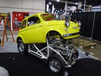 【SEMA 09】フィアット 500 のドラッグレーサー…725ps 画像