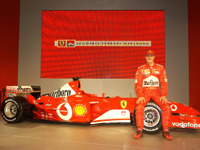 シューマッハ、ニューマシン「F2003-GA」で記録更新へ意欲 画像