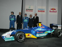 ザウバーのニューマシン「C22」発表会 画像
