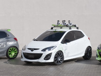 【ロサンゼルスモーターショー09】マツダ デミオ、早くもカスタマイズ 画像