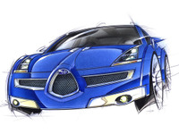 【ジュネーブショー2003出品車】スバル『B11S』…フル4シーター・スポーツクーペ 画像