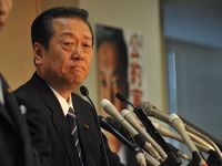 小沢幹事長、民主党大会で検察と対決宣言 画像