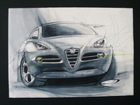 【ジュネーブショー2003写真蔵】アルファロメオ初のSUV『カマル』のデザインがわかる 画像