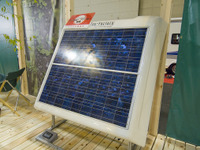 【名古屋キャンピングカーフェア10】グッドデザイン受賞のソーラーシステム 画像