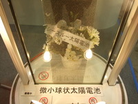 【FC EXPO10】透ける・曲がる・全方向…球状太陽電池 画像