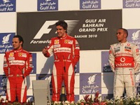 【F1バーレーンGP】決勝…フェラーリが1-2、可夢偉はリタイヤ 画像