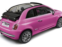 フィアット 500C、ピンク色の限定車を設定…とってもキュート 画像