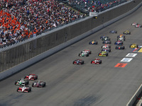 【IRLもてぎ決勝】高木虎之介、給油作業のミスで後退 画像