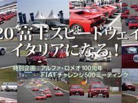 富士スピードウェイでイタリア車の祭典　3月20日 画像
