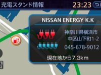 カーナビでEV充電施設を案内、官民共同プロジェクト発足 画像