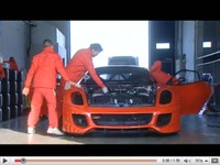 ［動画］フェラーリ 599XX、ニュル最速記録更新の瞬間 画像