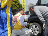 ダンロップのタイヤ安全点検、タイヤ整備不良が25％ 画像