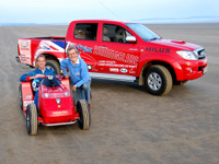 芝刈り機で世界最速チャレンジ 画像