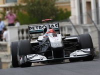 シューマッハ、アロンソ追い抜きでペナルティ…モナコGP 画像