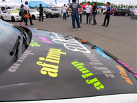 ［写真蔵］大阪湾岸に輸入車カスタムが大集合---300台！ 画像