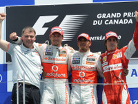 20年ぶりにワールドチャンピオンが表彰台独占…カナダGP 画像