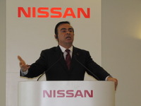 日産ゴーン社長「EVは単独では投入できなかった」 画像