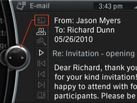 BMW、電子メール読み上げサービス導入へ…スマートフォンと連携 画像