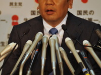 民主党 枝野幹事長「辞めない」 画像