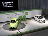 【株価】新型 マーチ 発表の日産は反落 画像