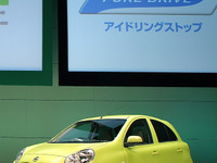 【日産 マーチ 新型発表】違和感のないアイドリングストップ 画像