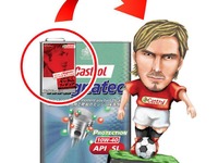 ベッカム・フィギュアもらえる!! DB公認アッパーデック製…カストロール 画像