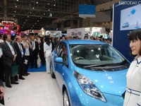【CEATEC 10】日産 リーフ…スマートフォンで遠隔操作 画像