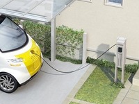 EV用コンセント内蔵の門柱、東洋エクステリアが発売 画像