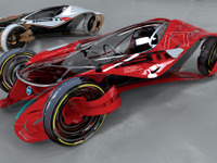 【ロサンゼルスモーターショー10】日産のEVスポーツ、スパイダーシルク採用 画像