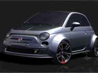 【SEMA10】クライスラー、フィアット500のカスタム提案 画像