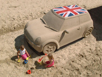 『暑い!!　海だ、ビーチだ』で、作ってしまったMINI 画像