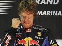 ベッテル、涙の初戴冠 画像