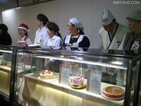 食欲乙女、クリスマスケーキ試食会に潜入 画像